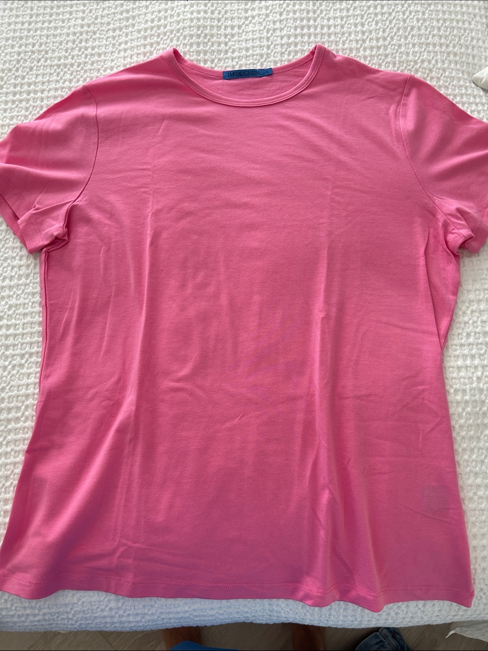 Women’s Short Sleeve Crewneck Tee - Pink - New